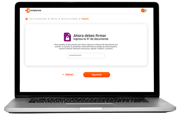 Revisa las condiciones y firma digitalmente el documento