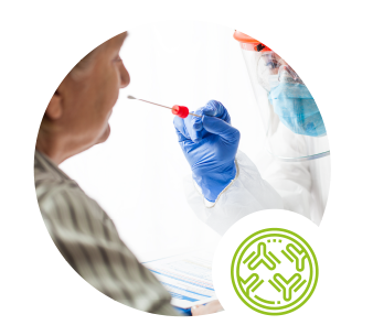 Imagen personal de la salud en laboratorio