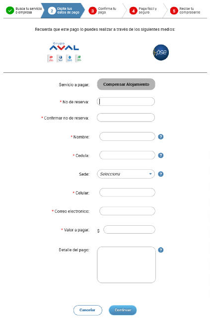 Diligenciar formulario